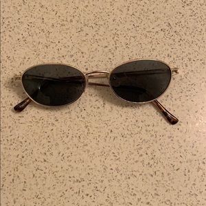 Anthropologie small oval sunglasses